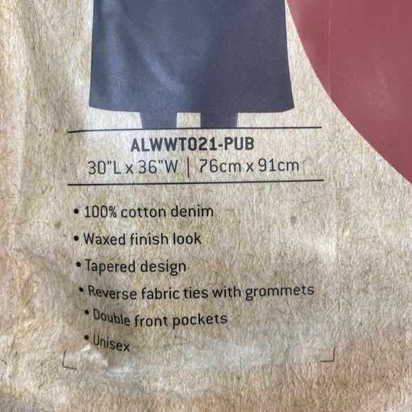 Chef Works Unisex Boulder Bistro Apron, Black, One Size NEW Urban Collection - Picture 2 of 4